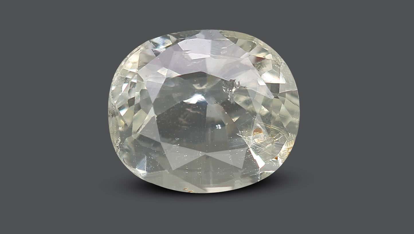 Natural White Sapphire 4.91 Carats