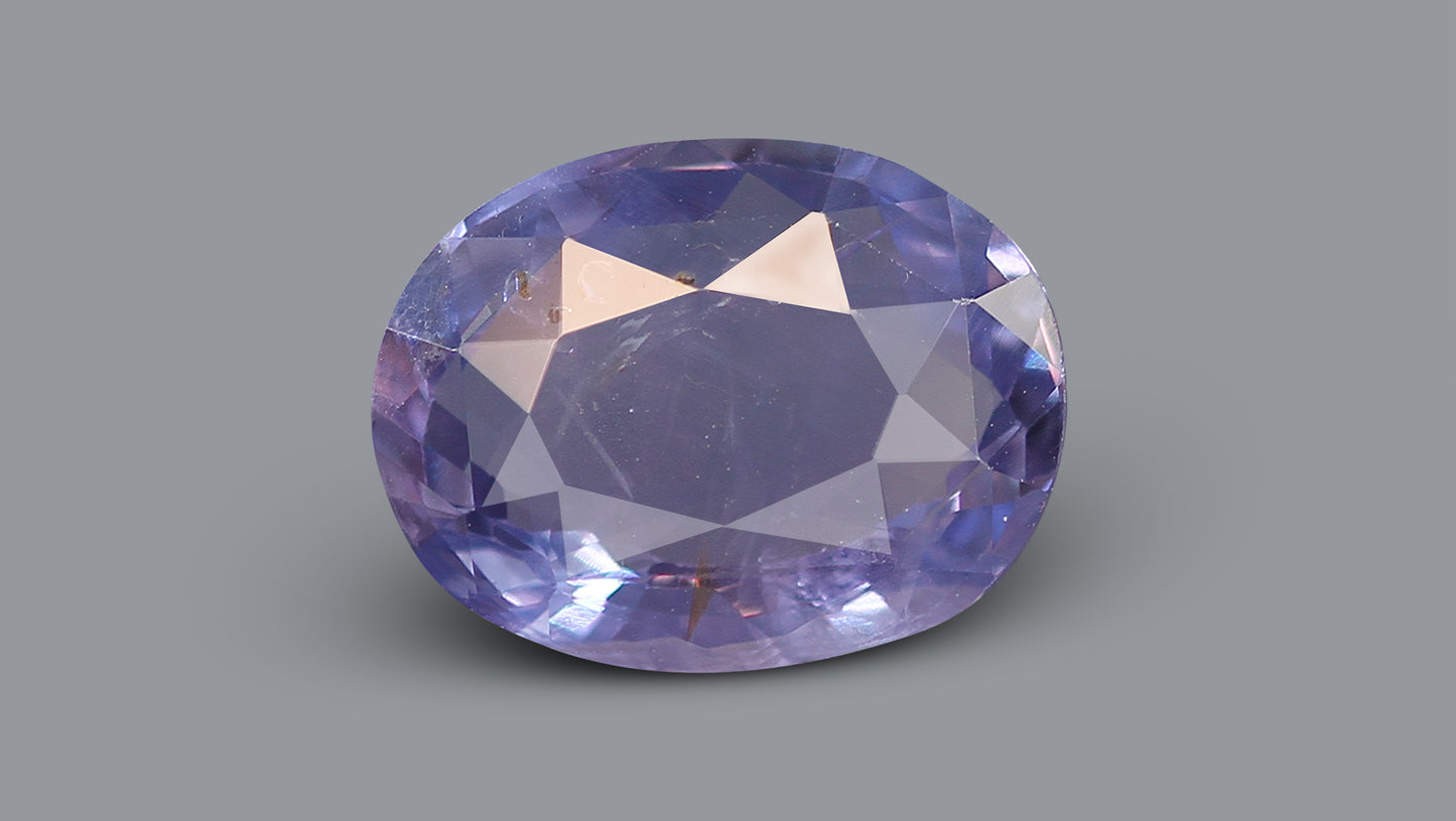 Natural Blue Sapphire (Neelam) 6.36 Carats