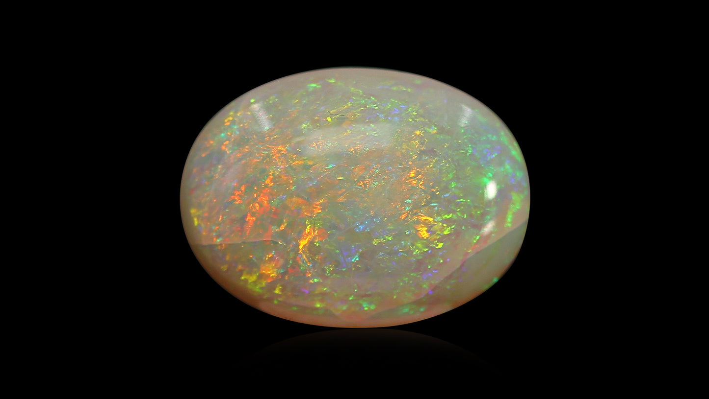 Natural Australian White Fire Opal 4.92 Carats