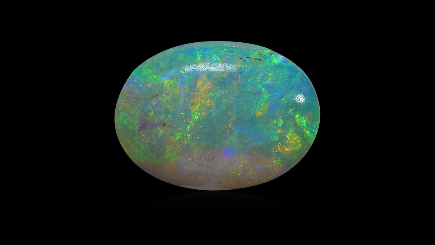 Natural Australian White Fire Opal 4.70 Carats