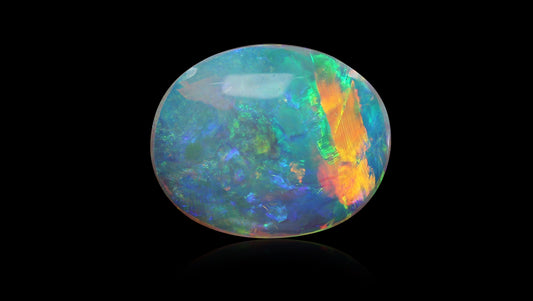 Natural Australian White Fire Opal 5.72 Carats