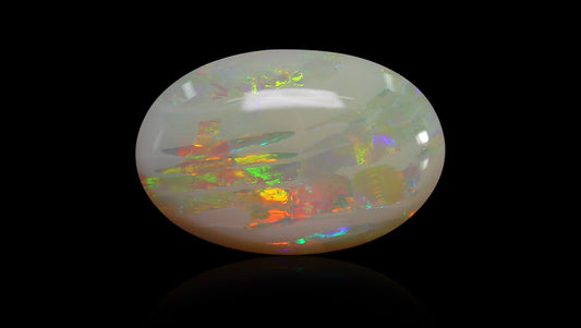 Natural Australian White Fire Opal 3.95 Carats