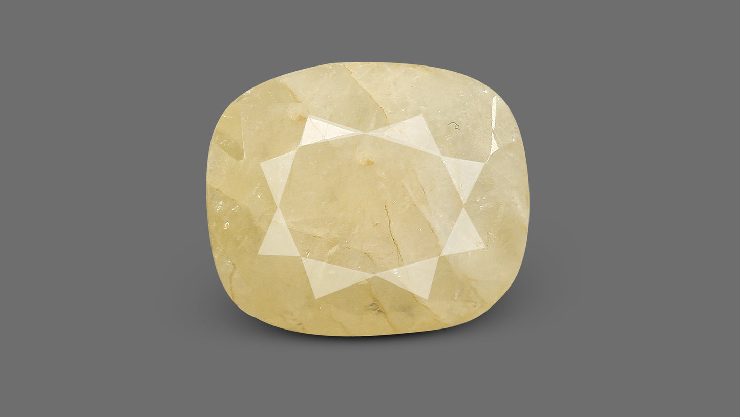 Natural Yellow Sapphire (Pukhraj) 10.14 Carats