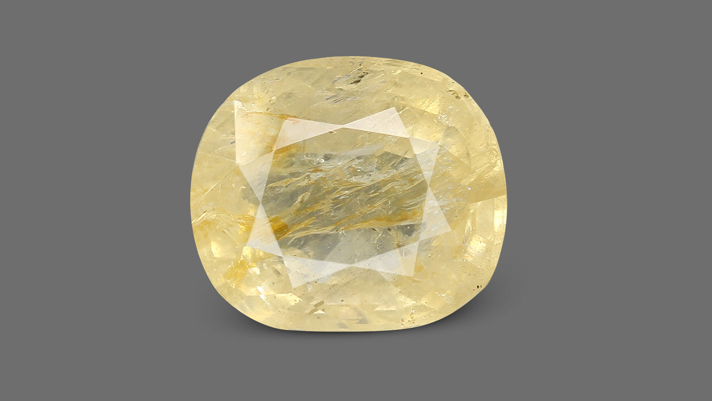 Natural Yellow Sapphire (Pukhraj) 10.15 Carats