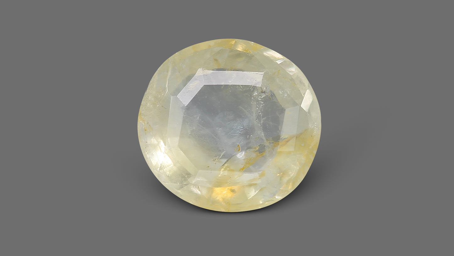 Natural Yellow Sapphire (Pukhraj) 8.96 Carats