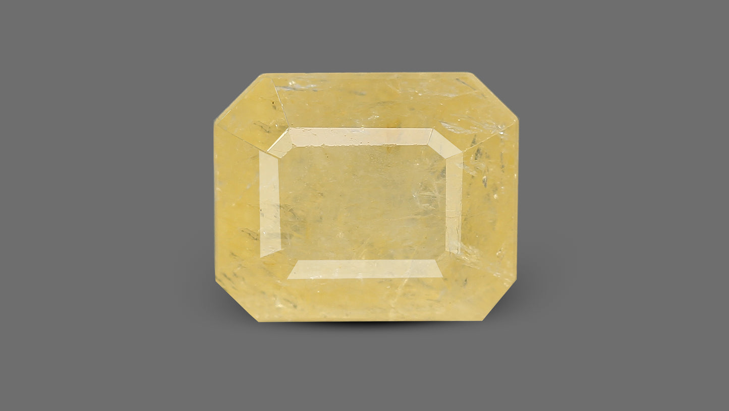 Natural Yellow Sapphire (Pukhraj) 8.24 Carats