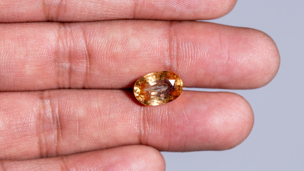 Natural Hessonite (Gomed) 6.06  Carats