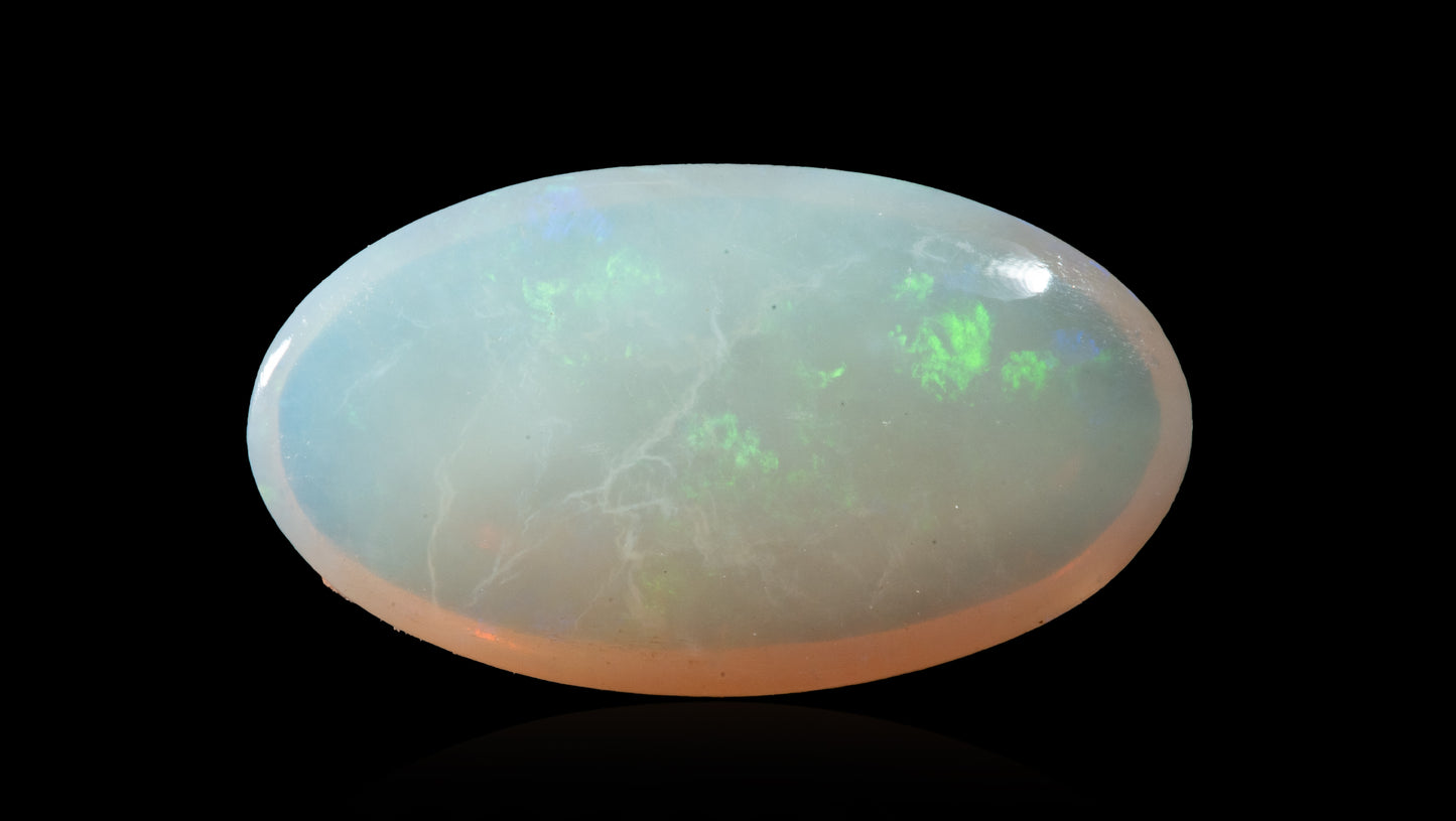 Natural Australian White Fire Opal 5.79 Carats