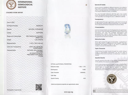 Natural Pitambari 3.36 Carats