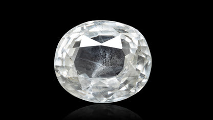 NATURAL WHITE SAPPHIRE 4.83  CARATS