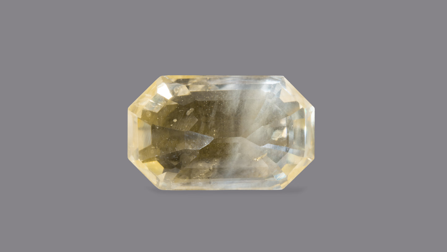 Natural Yellow Sapphire (Pukhraj) 6.02 Carats