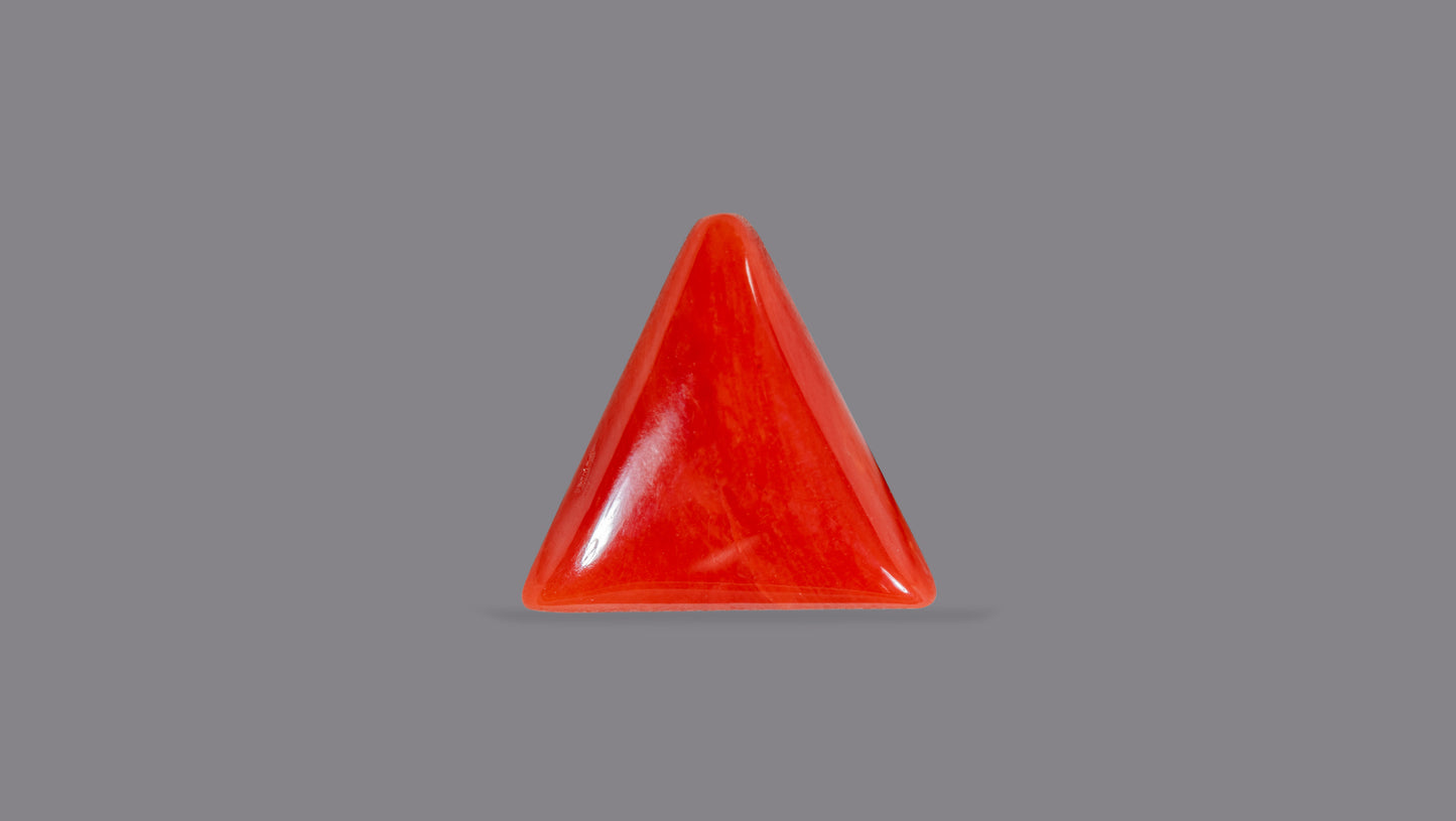 NATURAL RED CORAL (Moonga) 5.93 CARATS