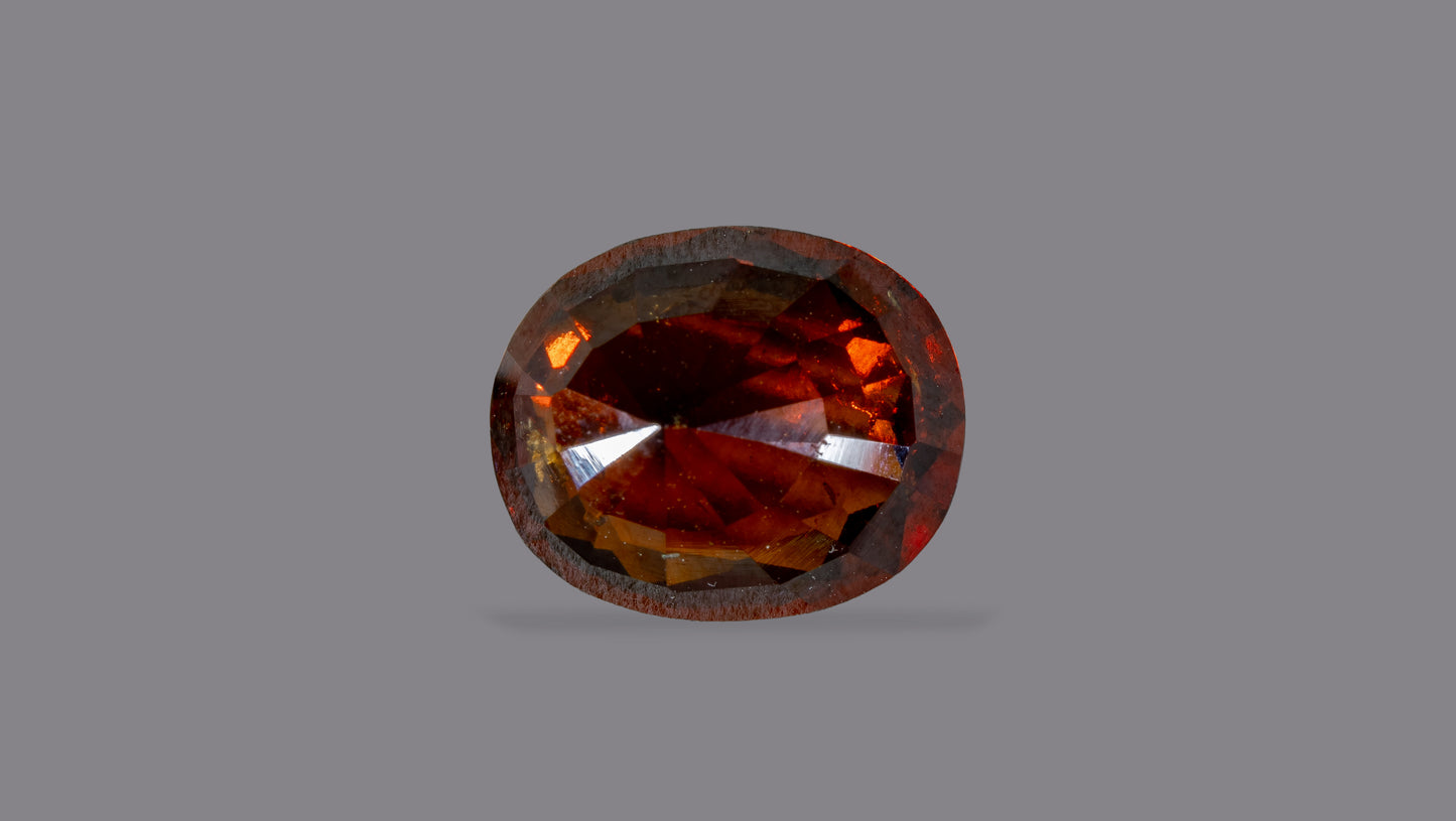 NATURAL HESSONITE (GOMED) 6.64 CARATS