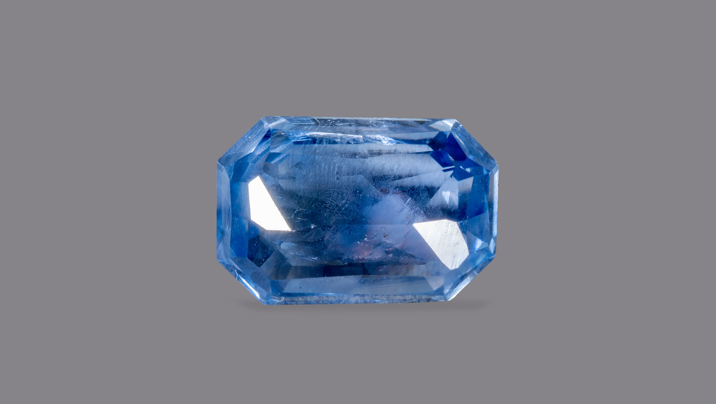 Natural Blue Sapphire (Neelam) 4.37 Carats