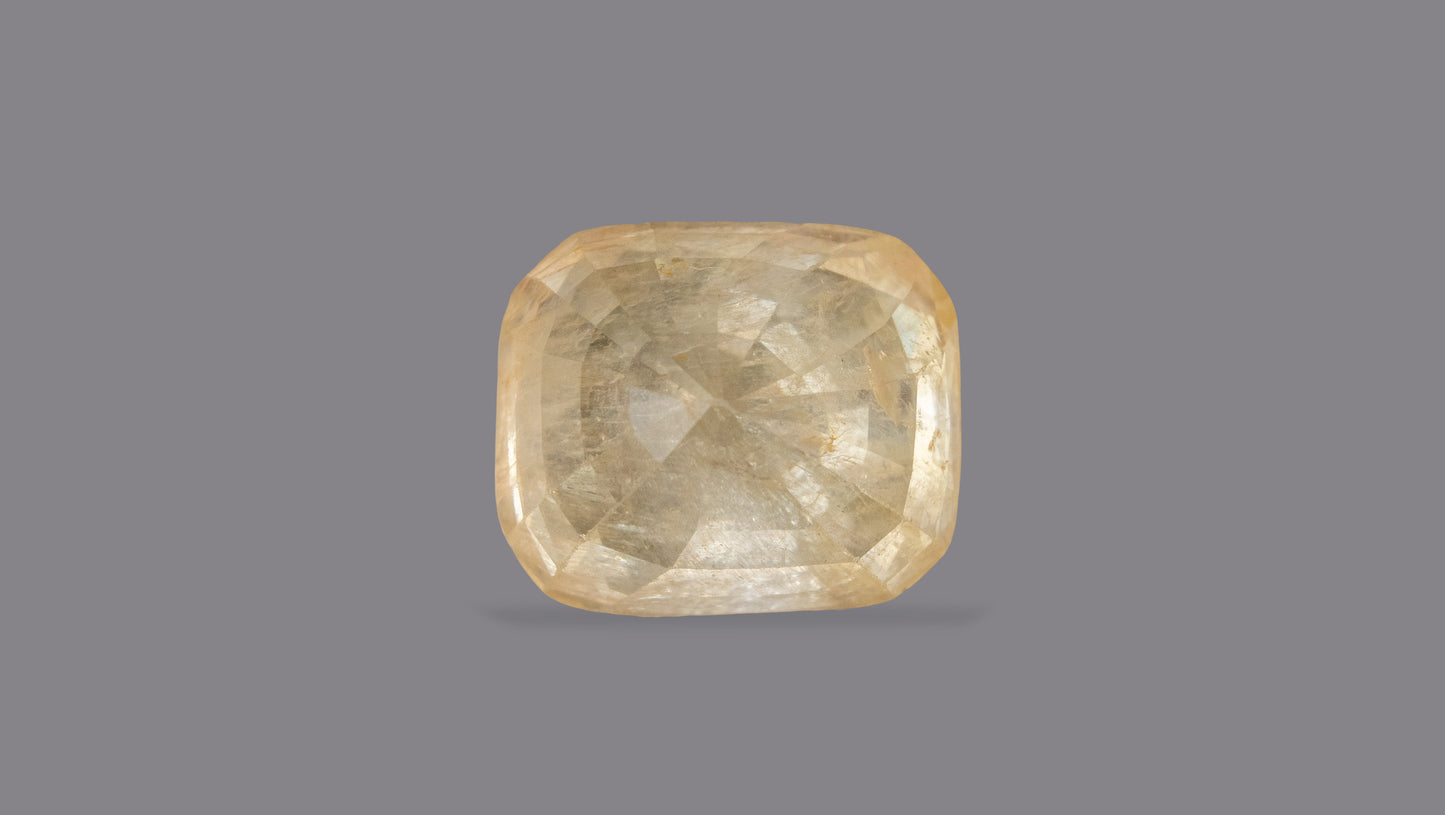 Natural Yellow Sapphire (Pukhraj) 6.51 Carats