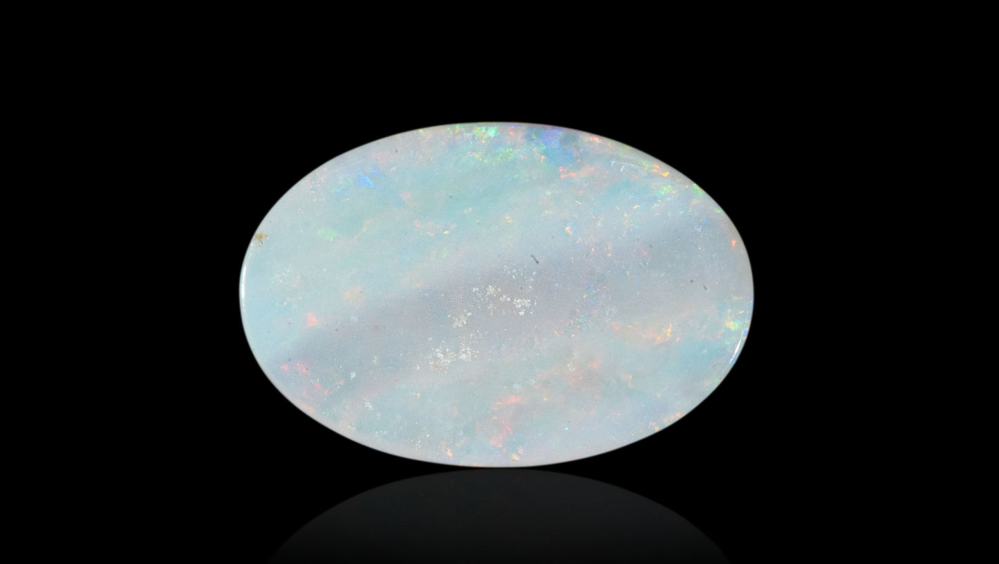 Natural Australian White Fire Opal 6.53 Carats