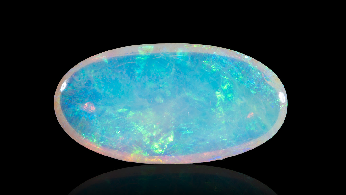 Natural Australian White Fire Opal 4.33 Carats