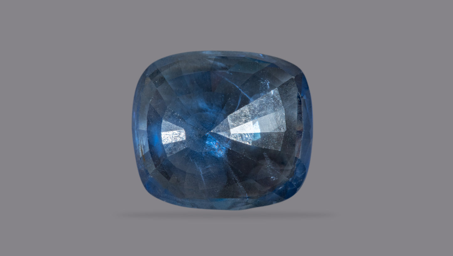 Natural Blue Sapphire (Neelam) 7.03 Carats
