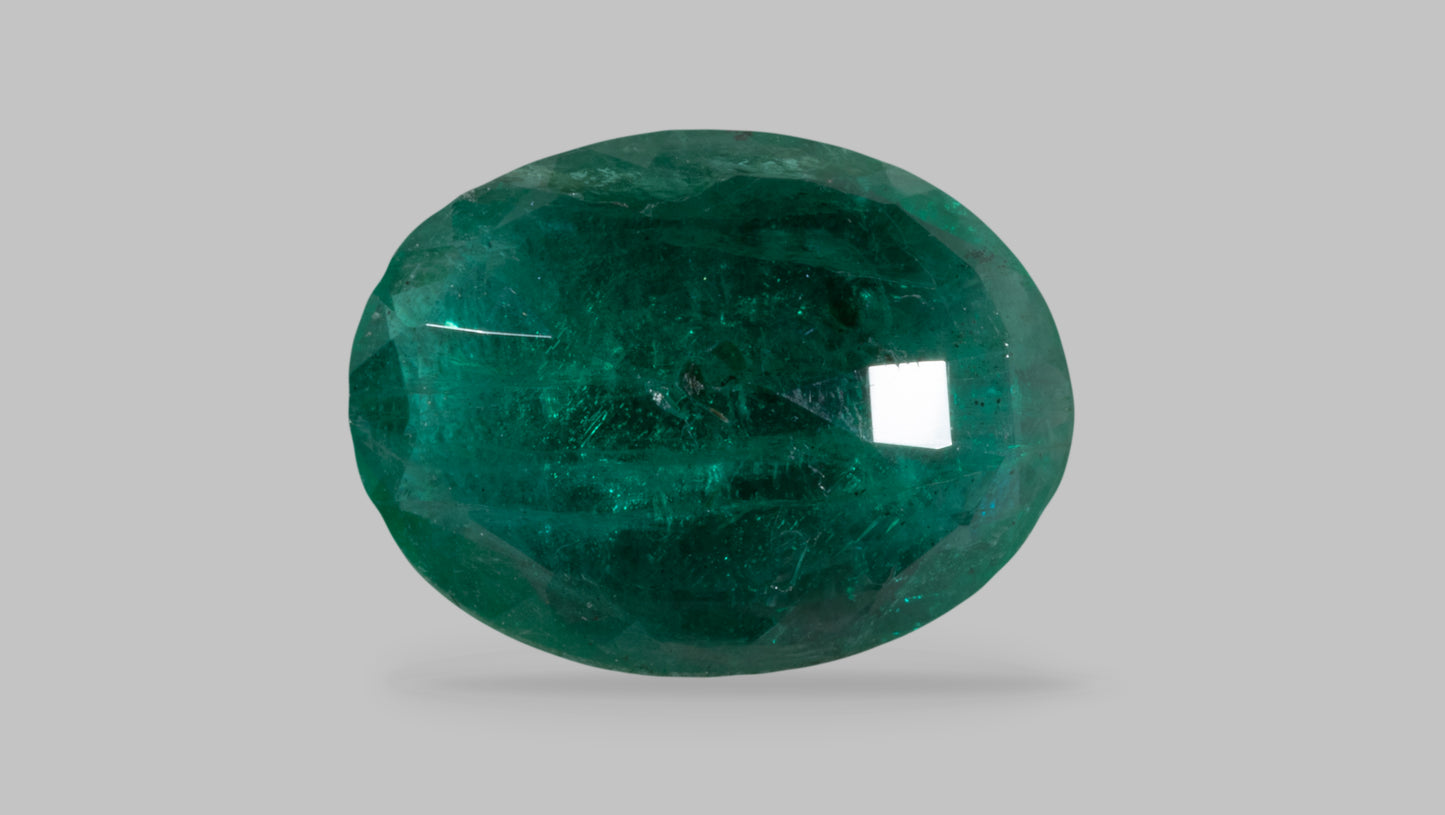 Minor Oil Natural Zambian Emerald (Panna) 3.05 Carats