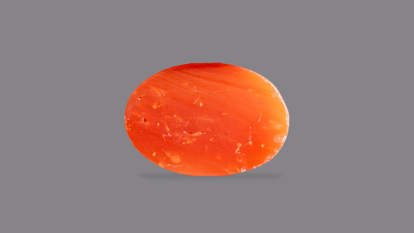 Japanese Red Coral (Moonga) 6.06 Carats