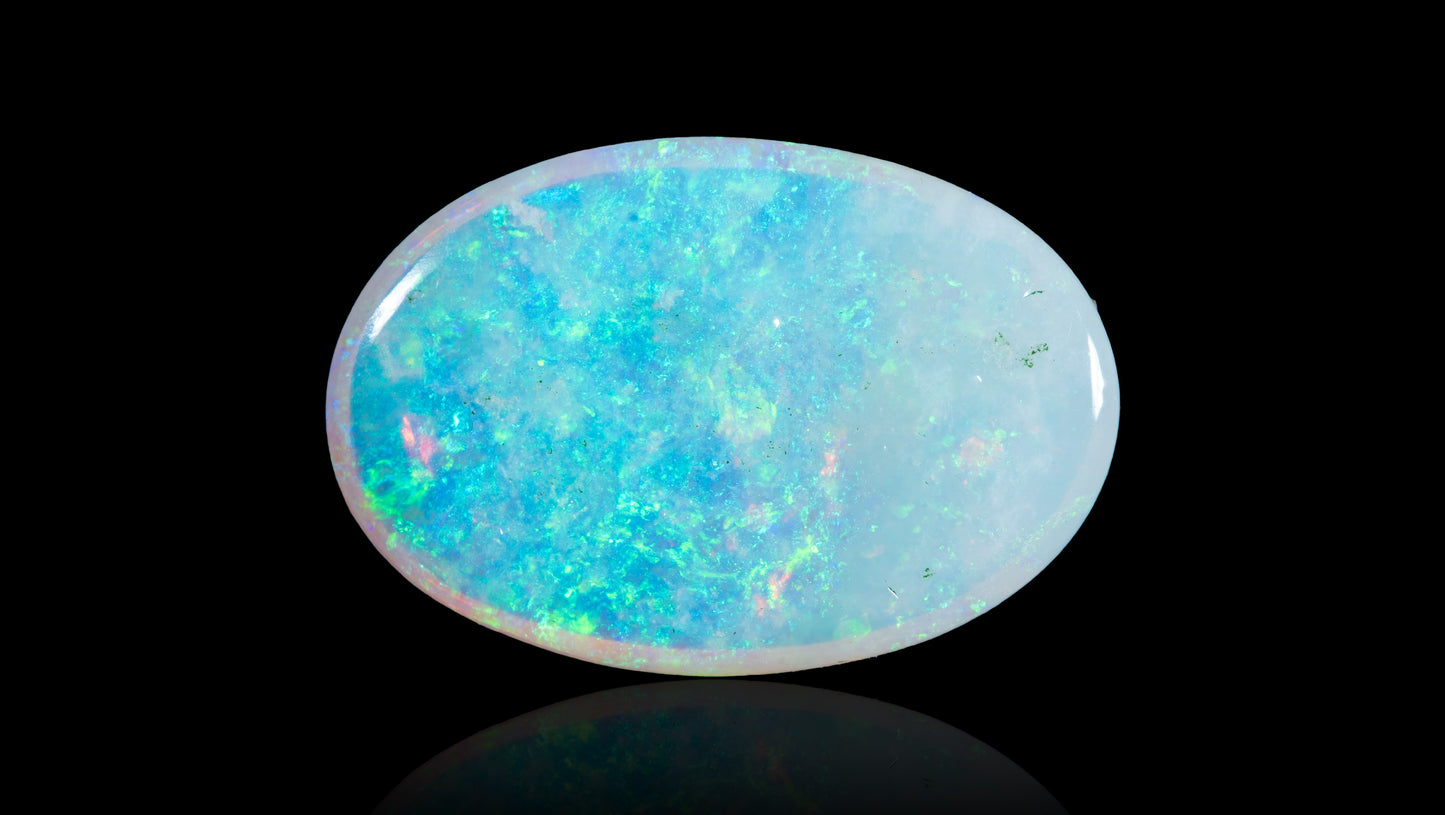 Natural Australian White Fire Opal 5.40 Carats