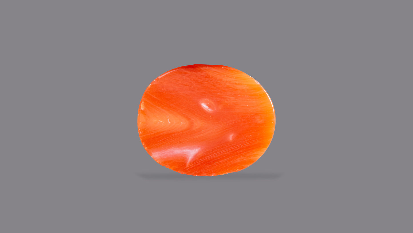 Japanese Red Coral (Moonga) 6.47 Carats