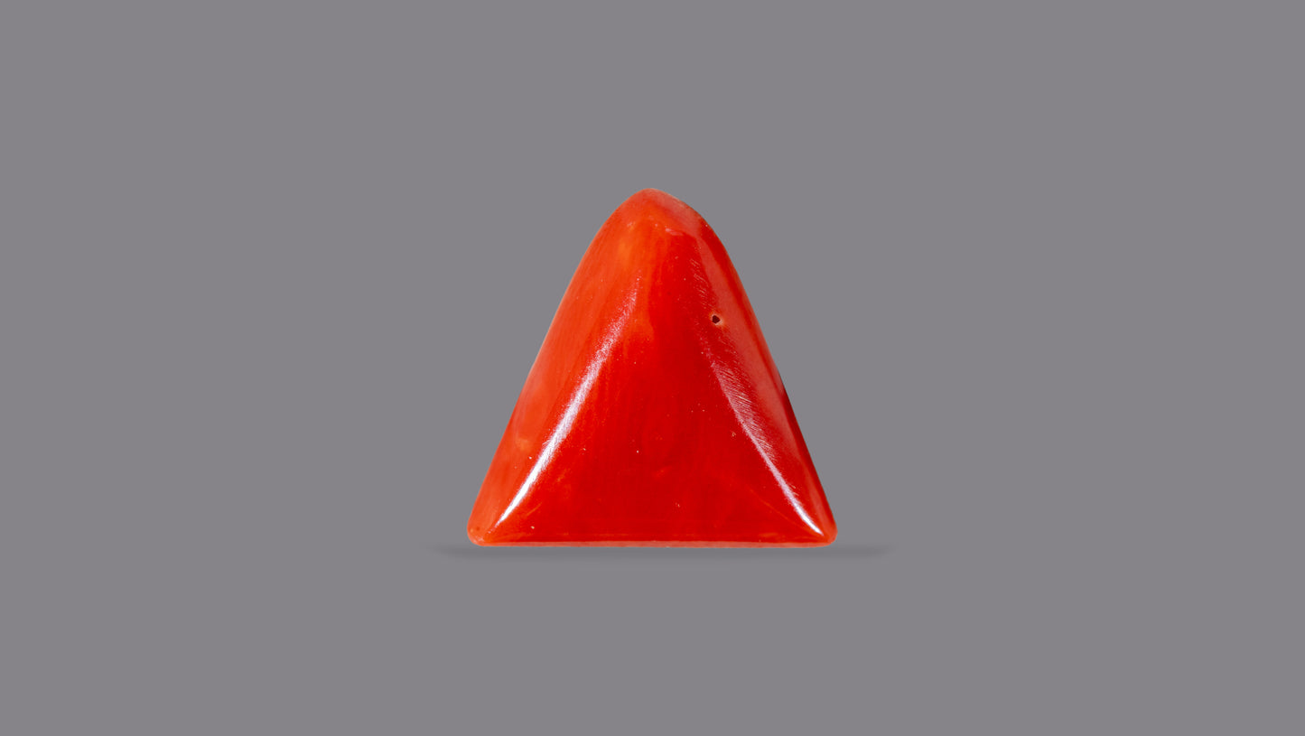 Natural Italian Red Coral (Moonga) 5.39 Carats
