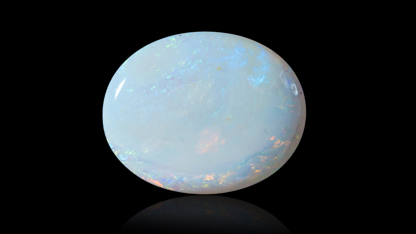Natural Australian White Fire Opal 6.20 Carats