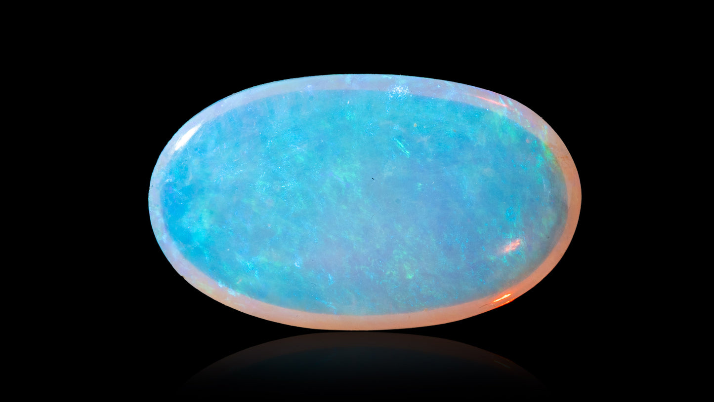 Natural Australian White Fire Opal 4.03 Carats
