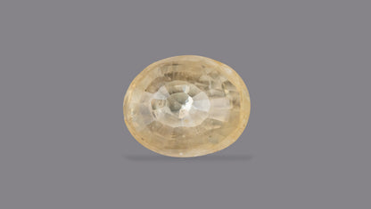 NATURAL YELLOW SAPPHIRE (PUKHRAJ) 4.14 CARATS