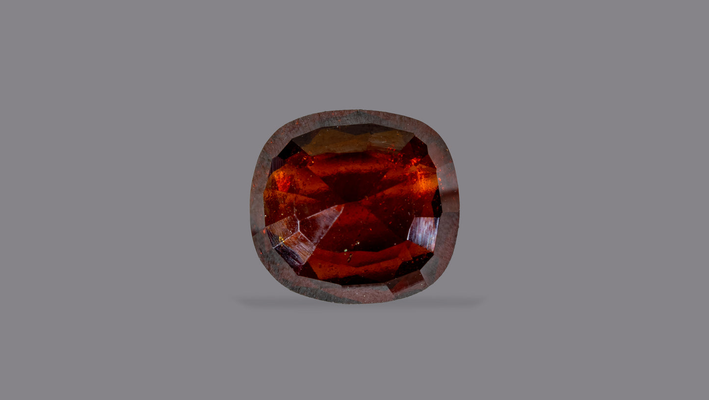 NATURAL HESSONITE (GOMED) 6.44 CARATS