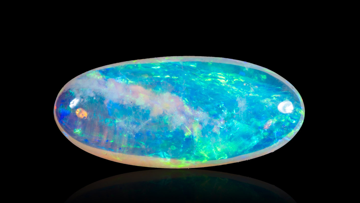 Natural Australian White Fire Opal 3.31 Carats
