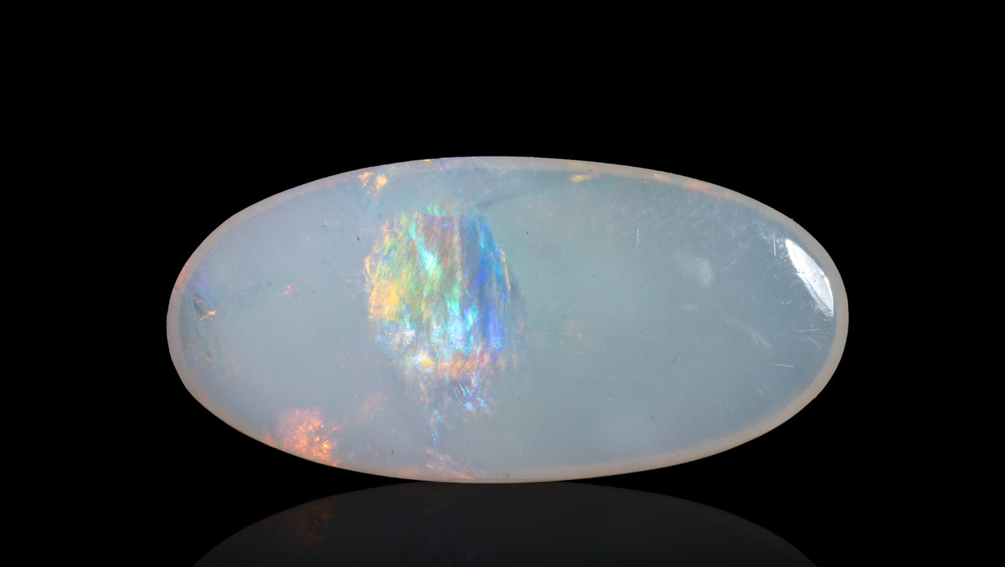 Natural Australian White Fire Opal 3.68 Carats