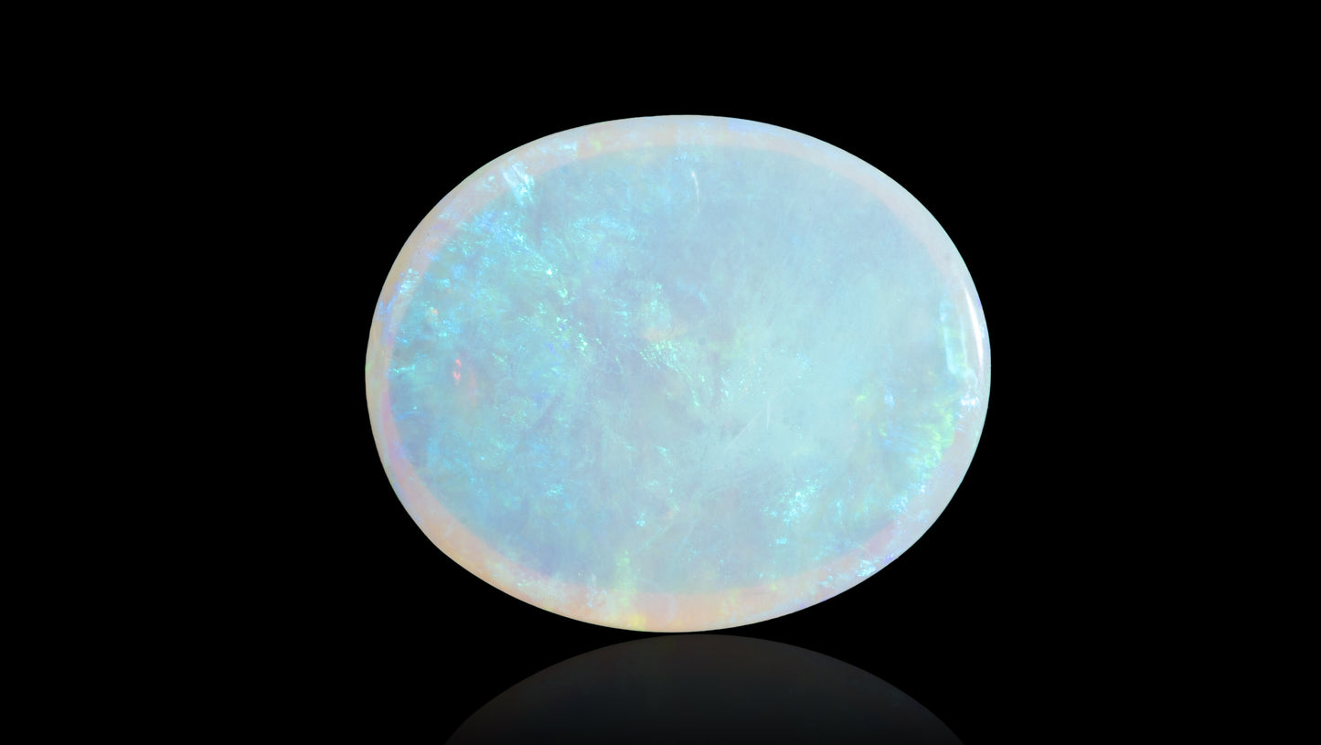 Natural Australian White Fire Opal 3.51 Carats