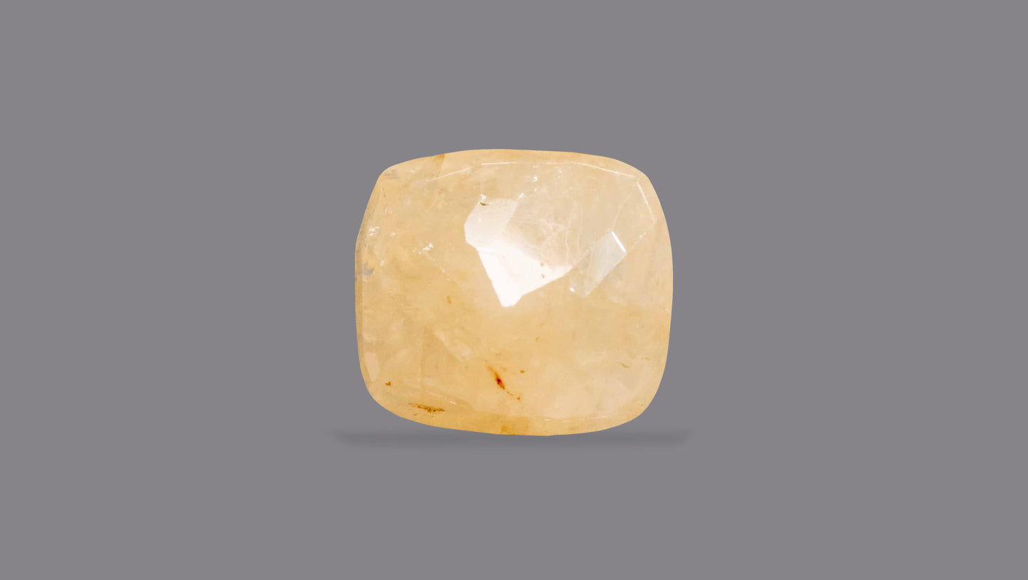 Natural Yellow Sapphire (Pukhraj) 7.28 Carats