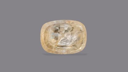 Natural Yellow Sapphire (Pukhraj) 7.04 Carats