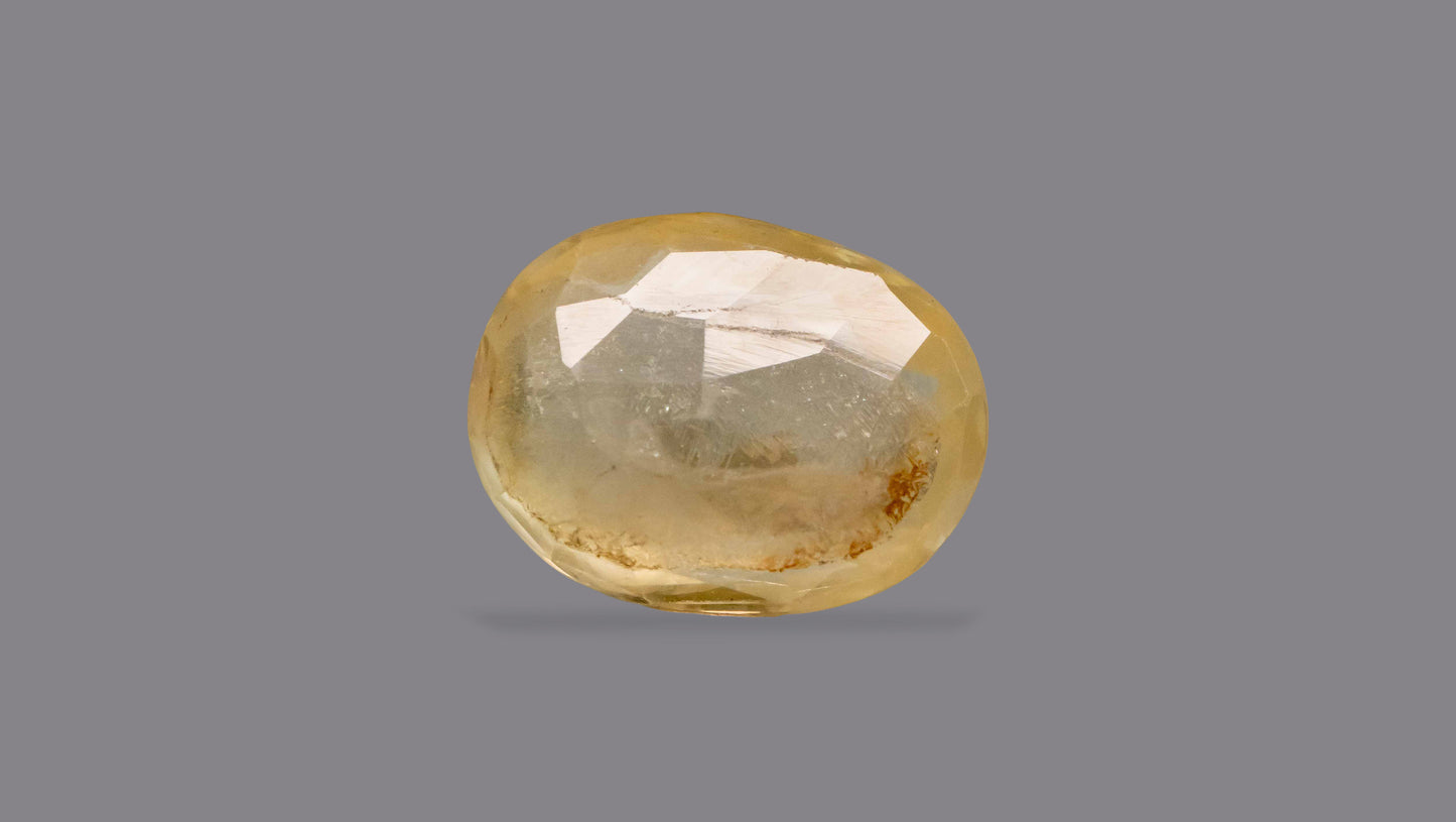 Natural Yellow Sapphire (Pukhraj) 3.32 Carats