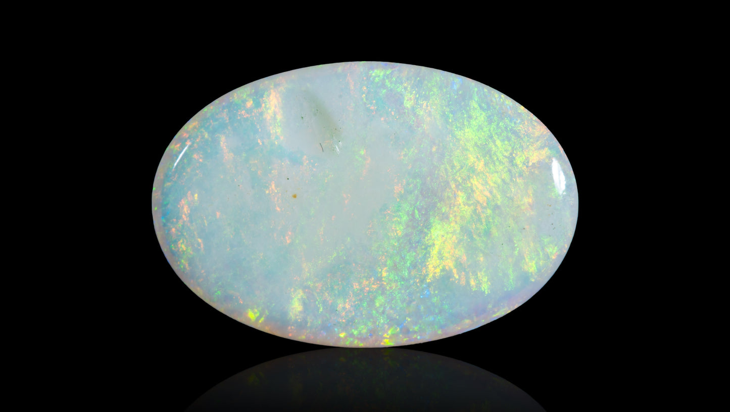 Natural Australian White Fire Opal 5.17 Carats
