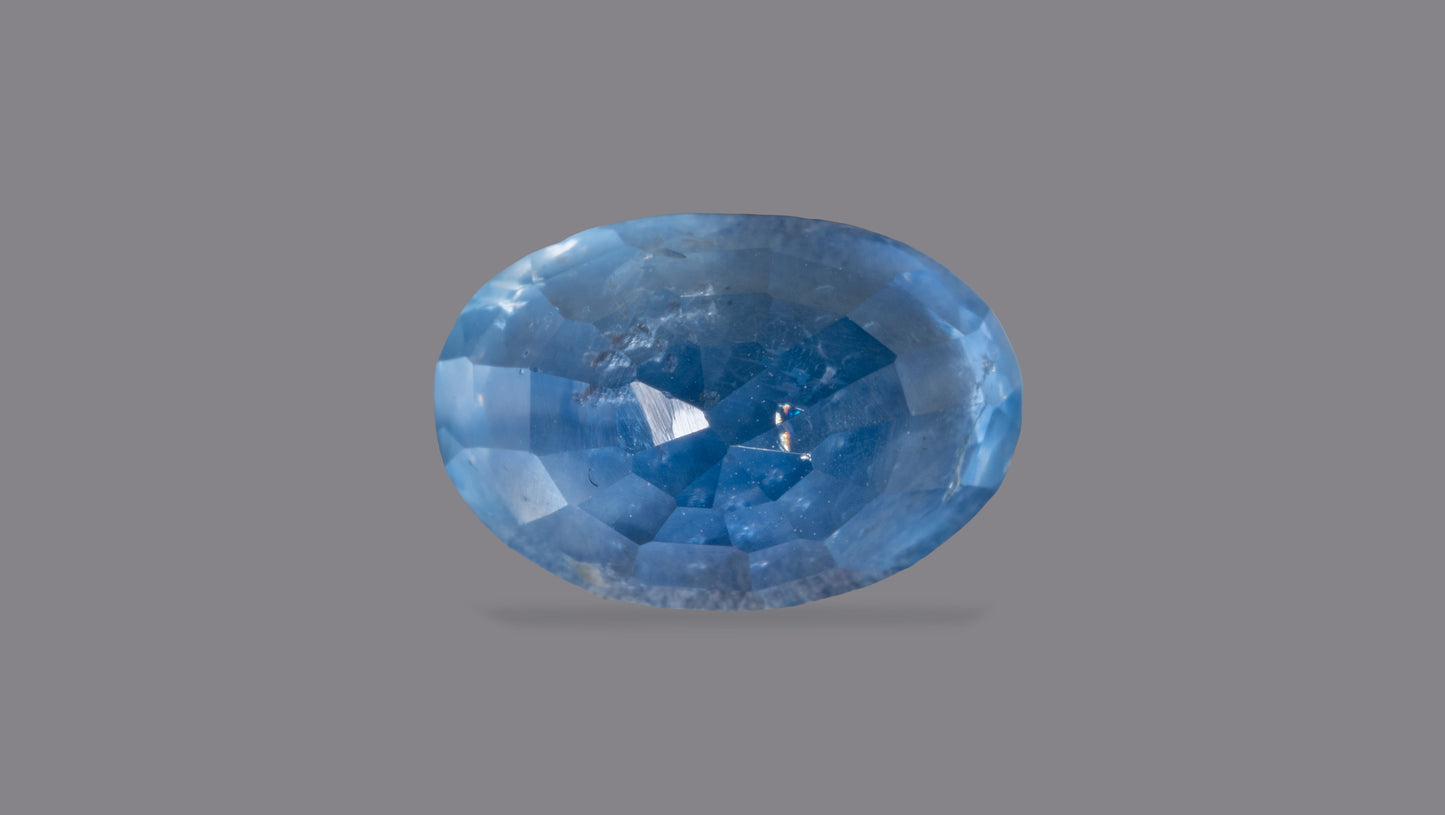 NATURAL BLUE SAPPHIRE (NEELAM) 5.90 CARATS