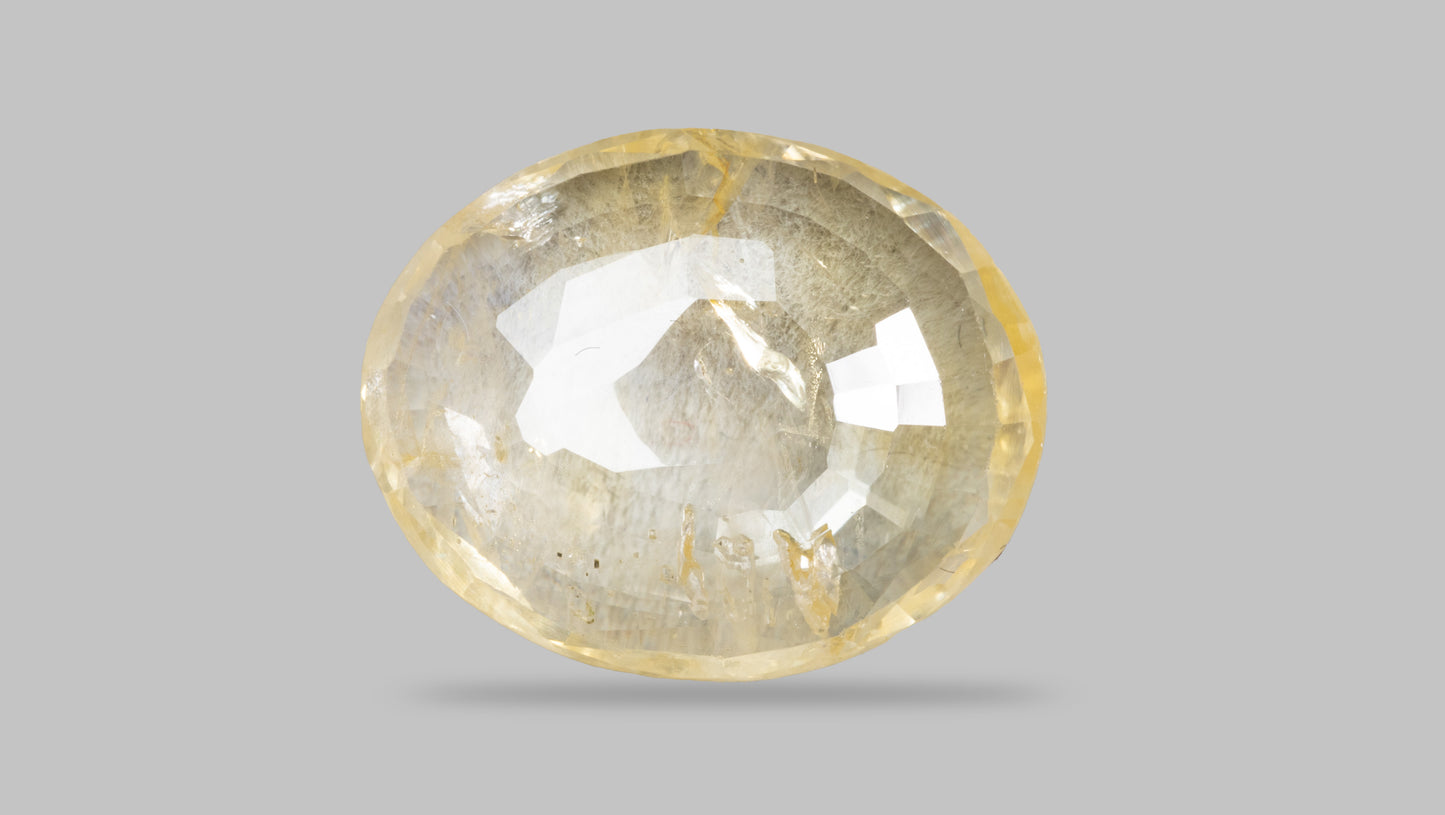 Natural Yellow Sapphire (Pukhraj) 5.67 Carats