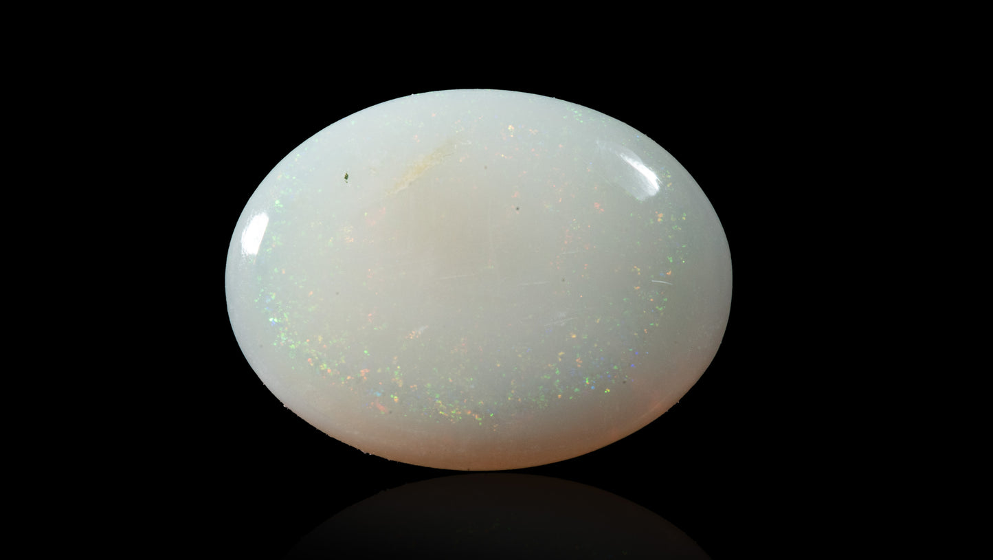 Natural Australian White Fire Opal 3.79 Carats