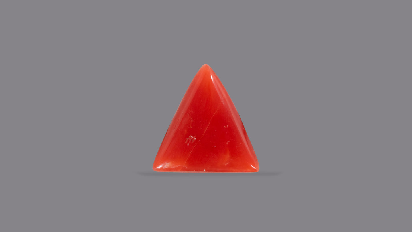 Natural Italian Red Coral (Moonga) 5.26 Carats