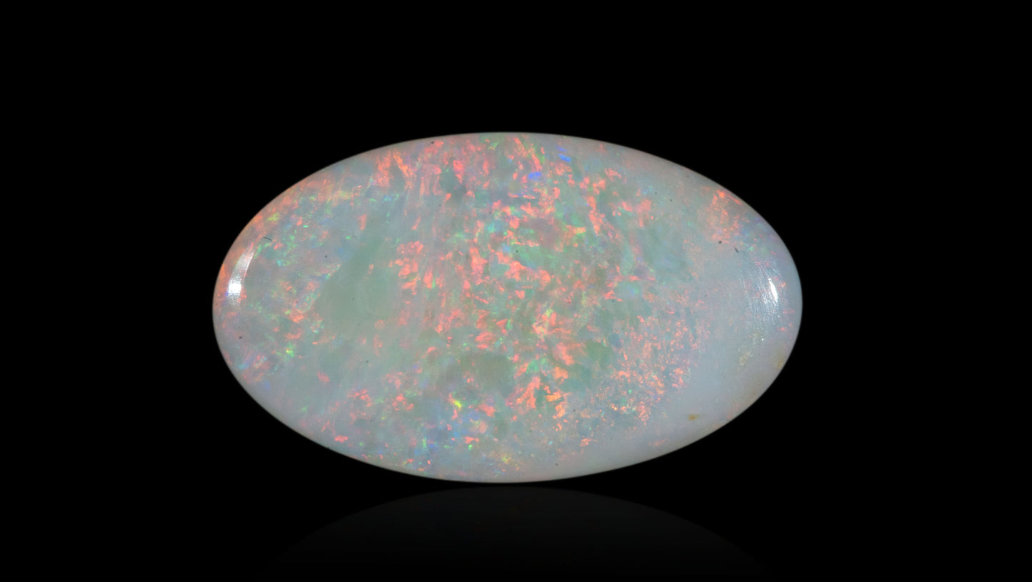 Natural Australian White Fire Opal 6.09 Carats