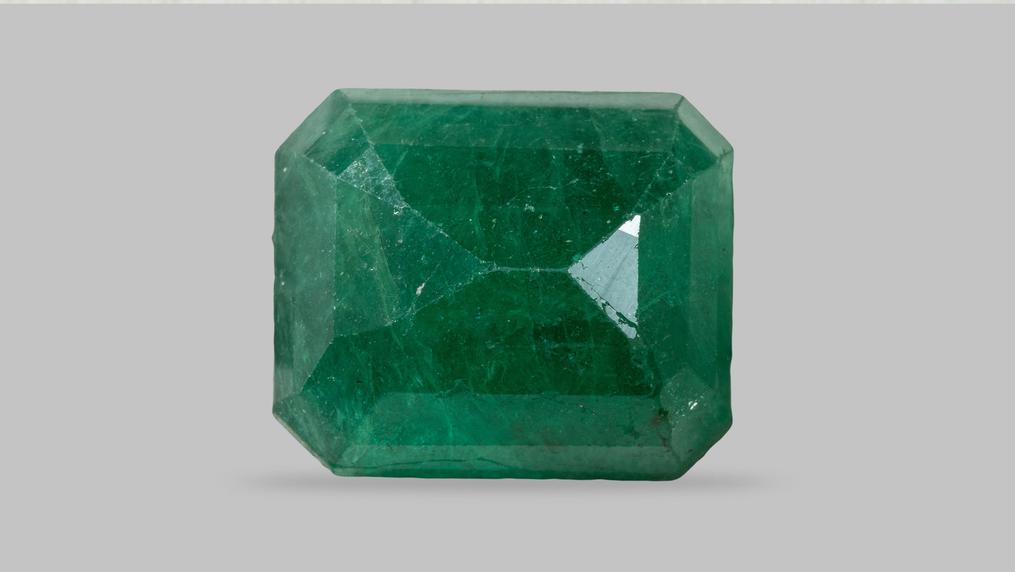Minor Oil Natural Zambian Emerald (Panna) 11.02 Carats