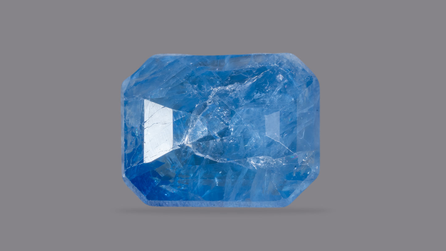 Natural Blue Sapphire (Neelam) 7.56 Carats