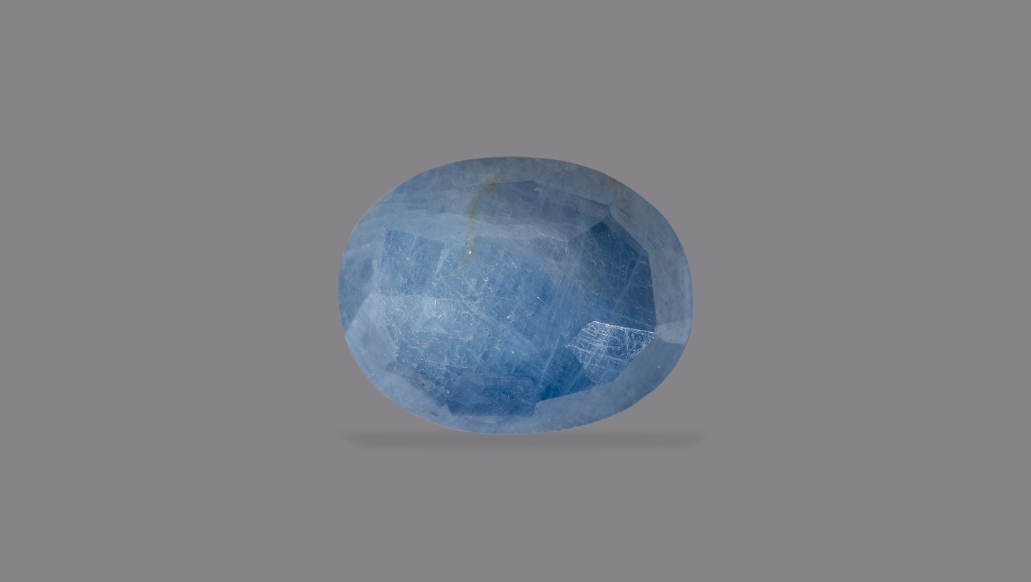 Natural Blue Sapphire (Neelam) 6.77 Carats