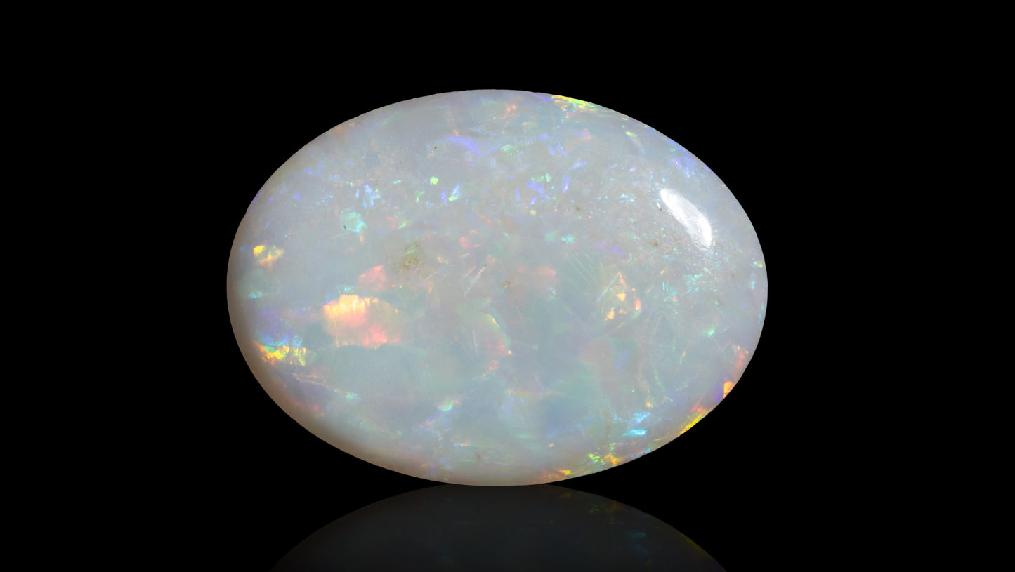 Natural Australian White Fire Opal 3.79 Carats
