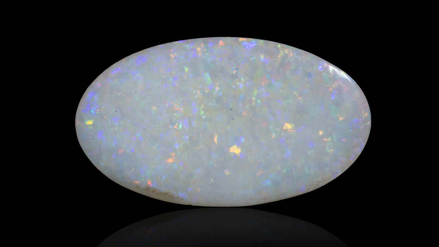 Natural Australian White Fire Opal 3.96 Carats