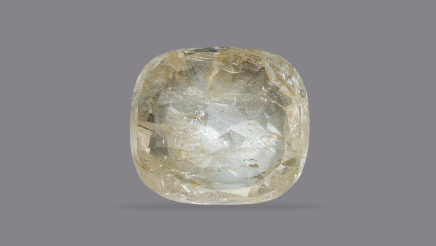 Natural Yellow Sapphire (Pukhraj) 12.55 Carats