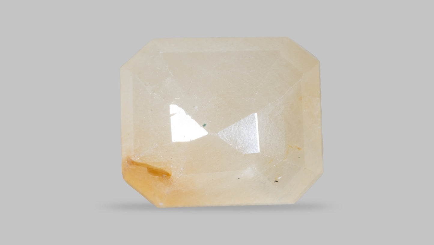 Natural Yellow Sapphire (Pukhraj) 10.14 Carats